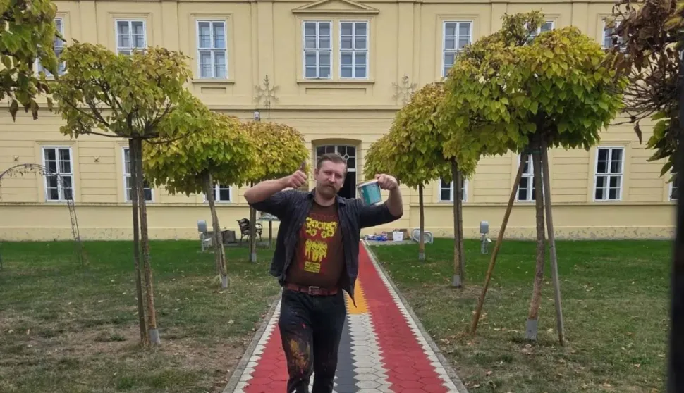 Umjetnik Mislav Le&scaron;ićfoto: udruga DRVO