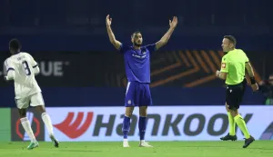 Zagreb, 15.10.2026 - Susret 2. kola Europa lige Dinamo - Anderlecht. Na slici Dion Beljo. foto HINA/ Damir SENČAR/ ds