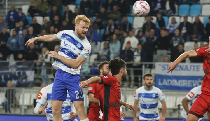 Osijek, 17. 10. 2026, Opus Arena, nogomet, Osijek - Gorica, SuperSport HNL 26/27. Luka Vrbančić (23).snimio GOJKO MITIĆ