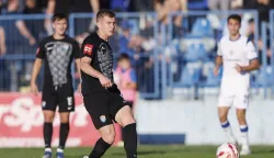 04.10.2026., stadion Borovo naselje, Vukovar - SuperSport Hrvatski nogometni kup 2026./2027., osmina finala, HNK Vukovar 1991 - GNK Dinamo. Mislav Orsic i Kresimir Vrbanac