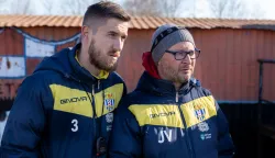 Novi &scaron;ef BSK-ove struke Dino Babić (desno) s najbližim suradnikom Dinom Gavrićem
