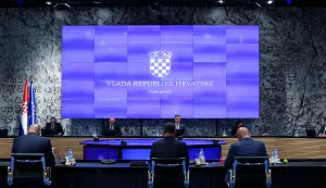 14.10.2026., Zagreb - Odrzana 214. sjednica Vlade RH u Nacionalnoj i sveucilisnoj knjiznici.predsjednik Vlade RH Andrej Plenkovic Photo: Igor Kralj/PIXSELL
