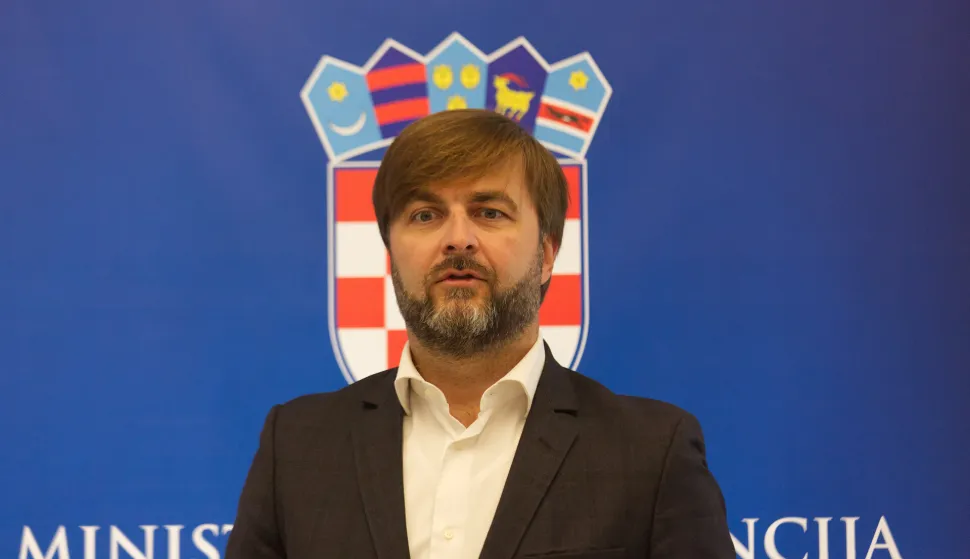 Zagreb, 02.10.2026.- Ministar financija Tomislav ?ori? odr?ao je konferenciju za medije o novim podacima o inflaciji. foto HINA/ Tomislav BR?ANOVI?/ ua