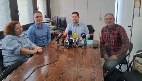 Članovi osječke podružnice Hrvatskog liječničkog sindikata