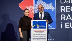 Župan Ivan Bosančić na preuzimanju nagrade