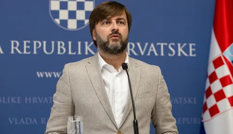 Zagreb, 31.07.2026.- Izjava za medije ministra Tomislava Ćorića povodom objave DZS-a o inflaciji.Na fotografiji Tomislav Ćorić.foto HINA/ Luka &Scaron;ANGULIN/ l&scaron;