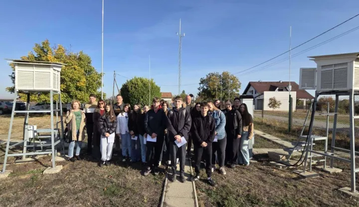 Učenici u Radarskom centru u Gradi&scaron;tufoto: Obrtnička &scaron;lkola