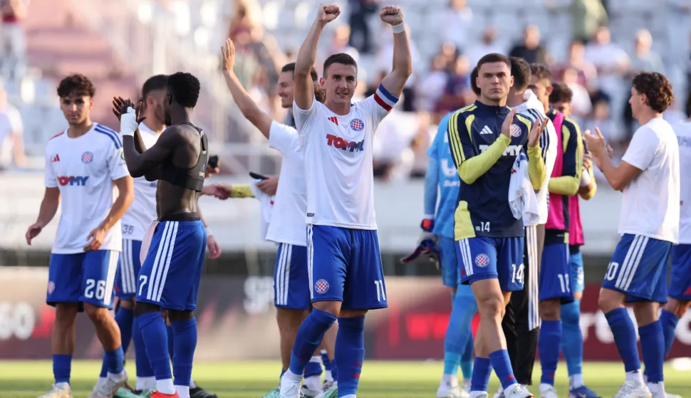 Split, 18.10.2026 - Susret 10. kola Prve HNL Hajduk - Vara?din. foto HINA/ Miroslav LELAS/ ik