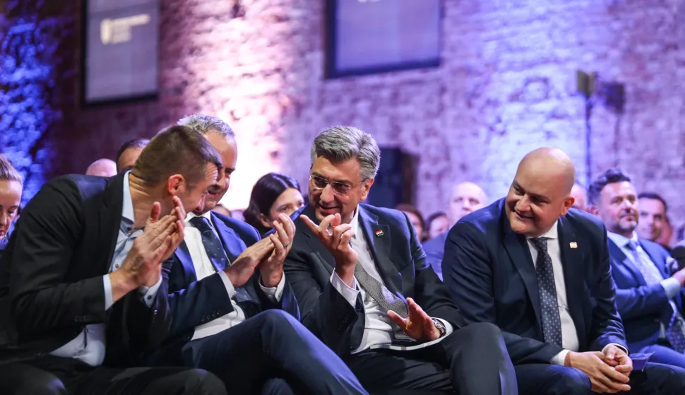 20.05.2026., Zagreb- Ministarstvo gospodarstva organiziralo je konferenciju Sigurna energija &ndash; snažna industrija &ndash; konkurentno gospodarstvo: Gospodarski plan za Hrvatsku na kojoj je govorio premijer Andrej Plenkovic i ministar gospodarstva Ante Susnjar, koji je predstavio Nacionalni plan za razvoj industrije Republike Hrvatske 2027.&ndash;2034., usmjeren na jacanje konkurentnosti gospodarstva, razvoj industrije visoke dodane vrijednosti i dugoročni gospodarski rast. Photo: Igor Soban/PIXSELL