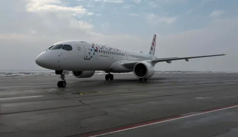 Croatia Airlines, Zračna luka Osijek, Airbus, let Osijek - Munchen