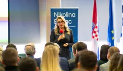 Osijek, 27. 10. 2026., Panel o priu&scaron;tivom stanovanju mladih Nikolina Brnjac; panel; priu&scaron;tivo stanovanje; mjere; mladi; stanovanje; stambeno pitanje