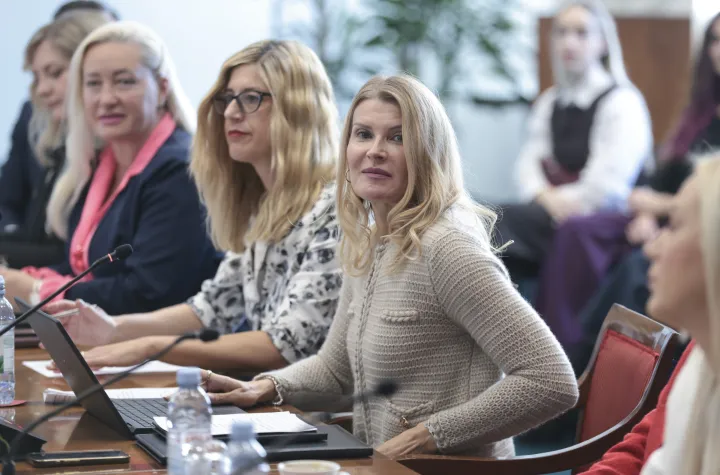 Zagreb, 28,10.2026.- Hrvatski sabor, okrugli stol u organizaciji potpredsjednice Sabora Sabine Glasovac na temu "Djeca pod pritiskom: Posljedice imperativa uspjeha na mentalno zdravlje mladih".foto HINA/ Admir BULJUBA&Scaron;IĆ/ abu