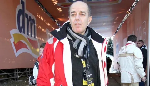 03. 01. 2010., Sljeme, Zagreb, Hrvatska - Druga slalom voznja zenske utrke Snow Queen Trophy za FIS Svjetski kup.Drago Cosic.Photo: Goran Jakus/PIXSELL------gn jedan stupac color sport