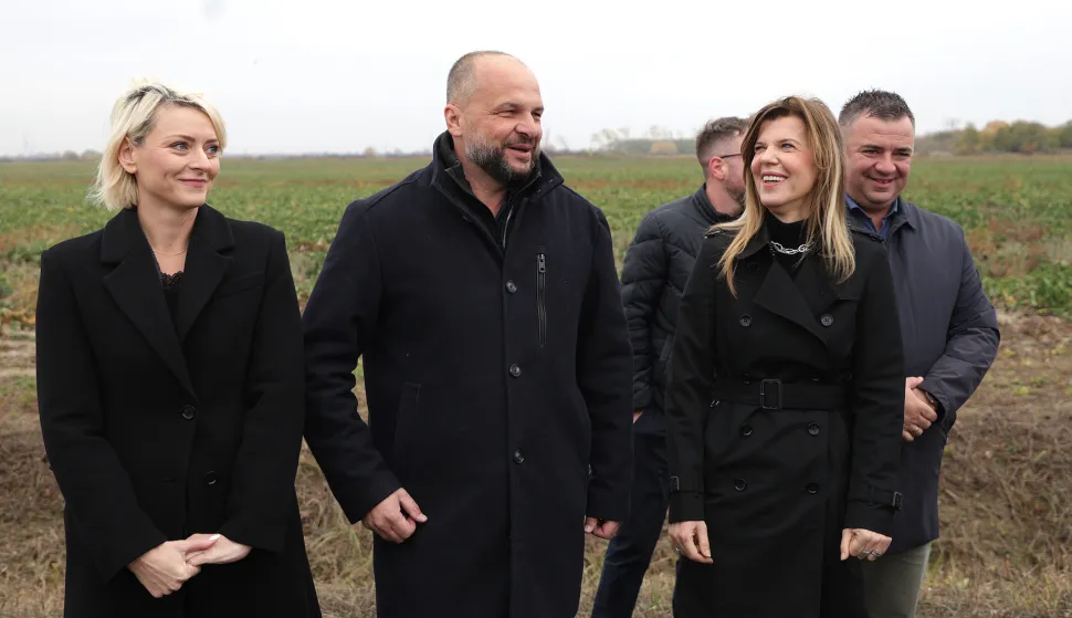 Osijek, 31. 10. 2026., Orlovnjak, SDP, press, konferencija za medije, CGO Orlovnjak, Sanja Bježančević; Sini&scaron;a Hajda&scaron; Dončić; Biljana BorzanSNIMIO BRUNO JOBST
